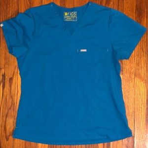 Figs Scrub Top Size L